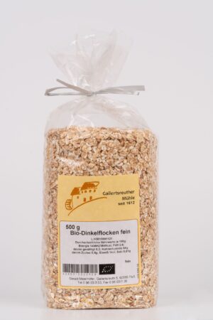 Bio-Dinkelflocken fein