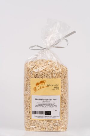 Bio-Haferflocken fein
