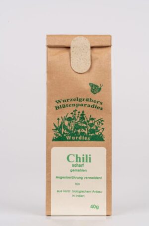 Bio-Chili sehr scharf, gemahlen, 40g