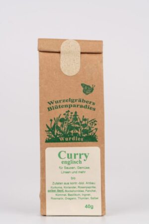 Bio-Curry englisch, 40g