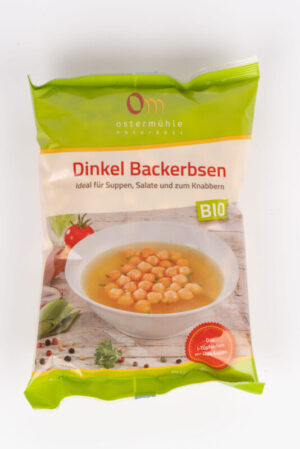 Bio-Dinkel-Backerbsen, 125g