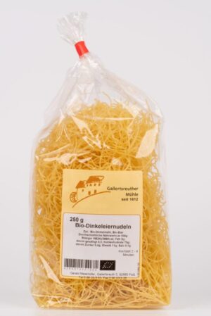 Bio-Dinkelnudeln mit Ei, Faden 250g