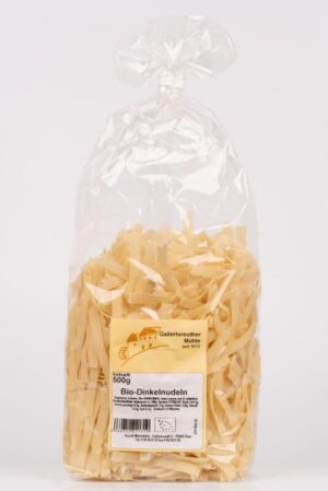 Bio-Dinkelnudeln ohne Ei, Band 500g