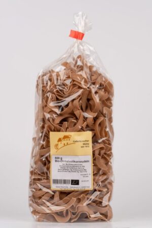 Bio-Dinkelvollkornnudeln ohne Ei, Band 500g