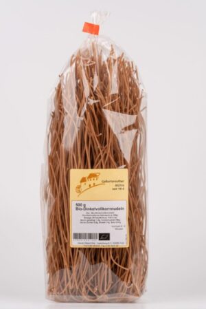 Bio-Dinkelvollkornnudeln ohne Ei, Spaghetti 500g