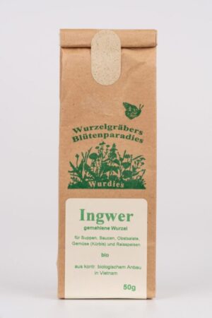 Bio-Ingwer gemahlen, 50g
