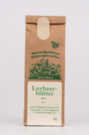 Bio-Lorbeerblätter ganz, 5g