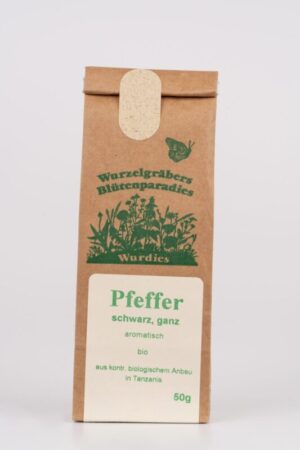 Bio-Pfeffer schwarz ganz, 50g