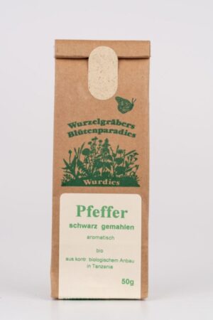 Bio-Pfeffer schwarz gemahlen, 50g