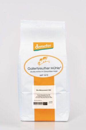 Bio-Weizenmehl hell Type 550, demeter