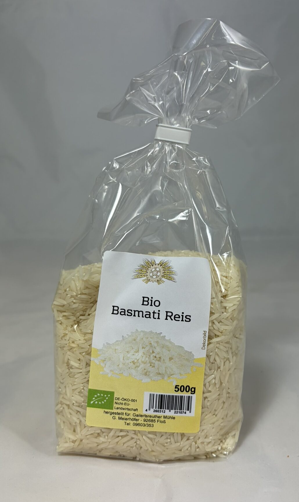 Bio-Basmatireis, 500g