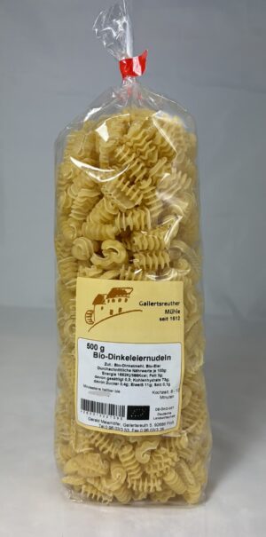 Bio-Dinkelnudeln mit Ei, Sputnik 500g