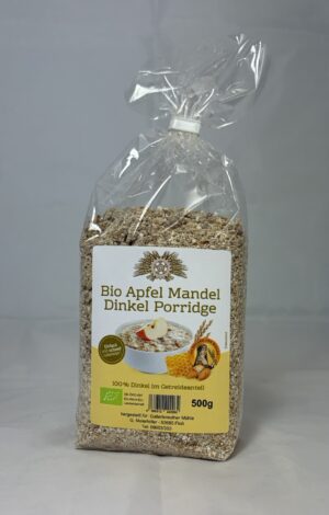 Bio Apfel Mandel Dinkel Porridge 500g