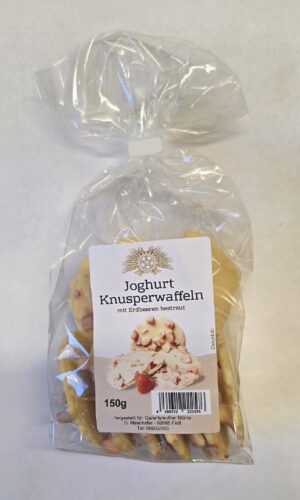 Joghurt Knusperwaffeln Erdbeer