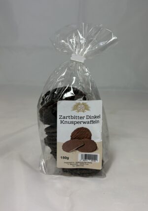 Dinkel Knusperwaffeln Zartbitter