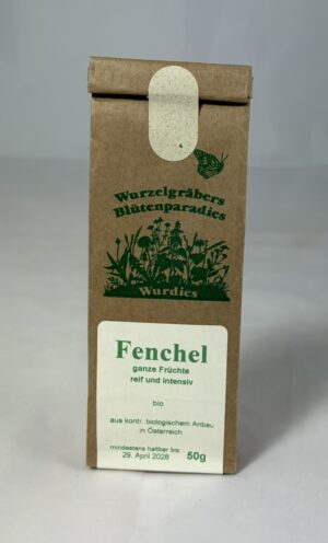 Bio-Fenchel ganze Früchte, 50g